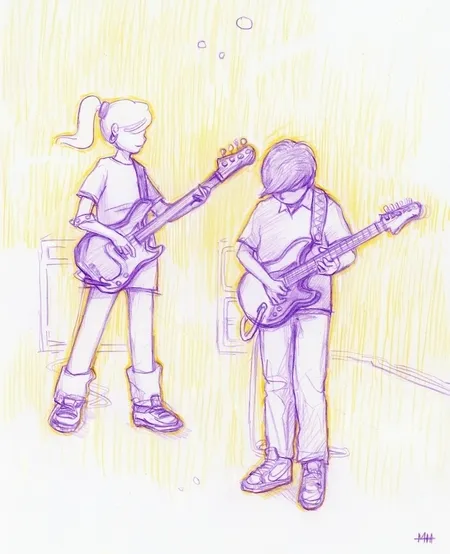 Bandmates sketch by Millie Ho thumbnail