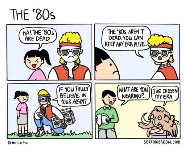 The 80s, a sorrowbacon comic by Millie Ho